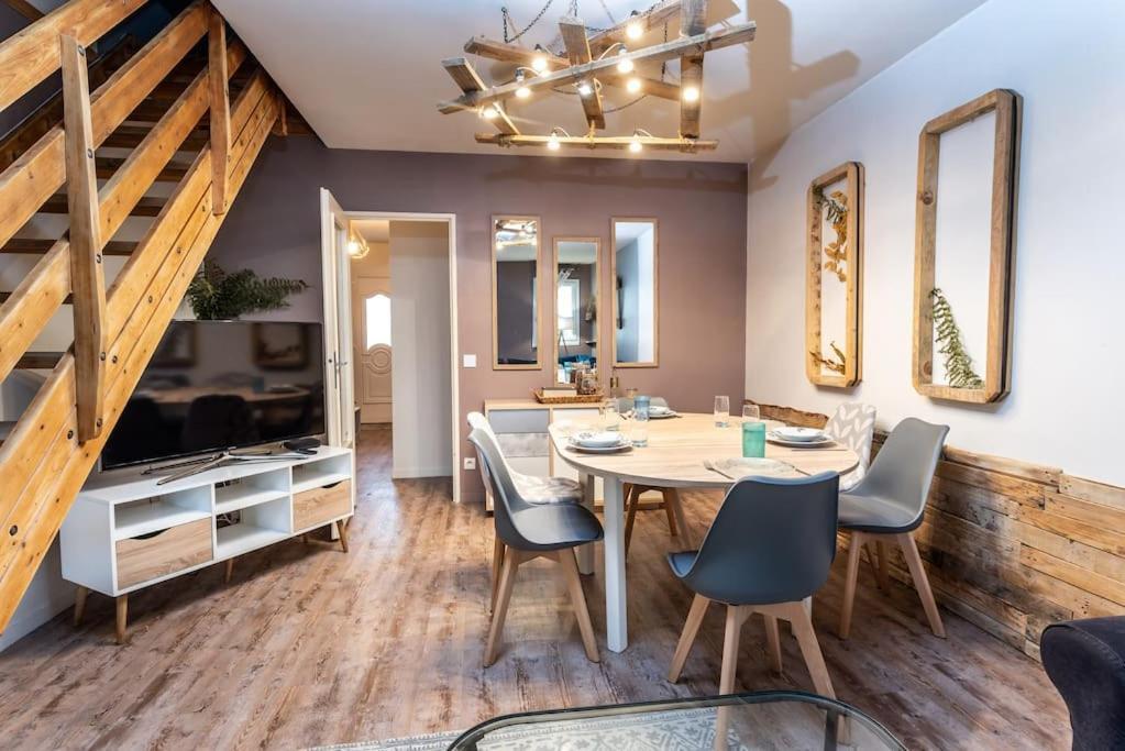 Apartamento Duplex cosy et contemporain avec parking privé Amiens Exterior foto